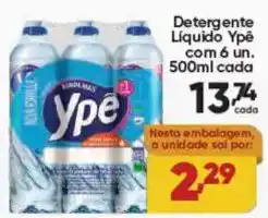Lopes Supermercados Detergente Líquido Ypé oferta