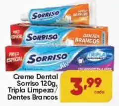 Lopes Supermercados Creme Dental Sorriso oferta