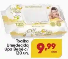 Lopes Supermercados Toalha Umedecida Upa Bebê c/ 120 un. oferta