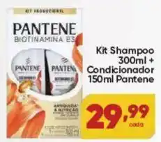 Lopes Supermercados Kit Shampoo Condicionador Pantene oferta