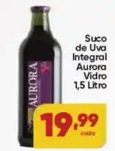 Lopes Supermercados Suco de Uva Integral Aurora Vidro oferta