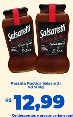 Andorinha Hipermercado Passata Rústica Salsaretti oferta