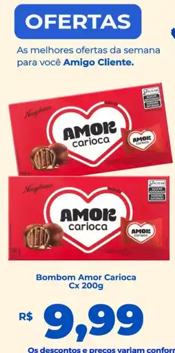 Andorinha Hipermercado Bombom amor carioca oferta