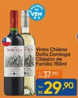 Atacado Vem Vinho Chileno Doña Dominga Clássico de Família oferta