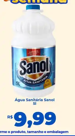 Andorinha Hipermercado Água Sanitária Sanol oferta