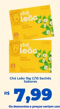 Andorinha Hipermercado Chá Leão chá de camomila oferta