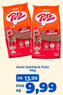 Andorinha Hipermercado Areia Sanitária Putz oferta