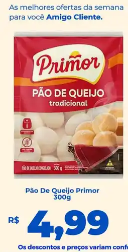 Andorinha Hipermercado Pão de queijo primor tradicional oferta