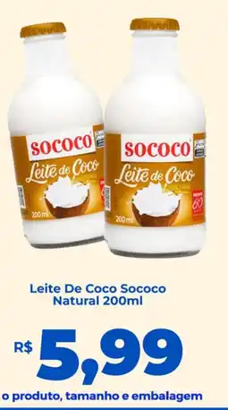 Andorinha Hipermercado Leite De Coco Sococo Natural oferta