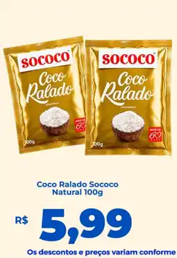 Andorinha Hipermercado Coco ralado sococo natural oferta