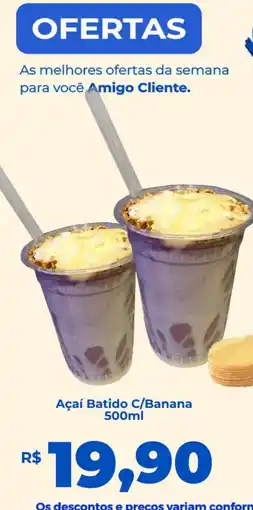 Andorinha Hipermercado Açaí Batido C/Banana oferta