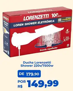 Andorinha Hipermercado Ducha lorenzetti shower 220v/7500w oferta