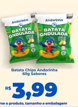 Andorinha Hipermercado Batata chips andorinha sabores oferta