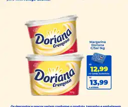 Andorinha Hipermercado Margarina doriana cremosa oferta