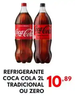 Rede Plus Supermercados Refrigerante coca cola 2l tradicional ou zero oferta
