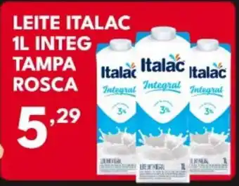 Rede Plus Supermercados Leite italac 1l integ tampa rosca oferta
