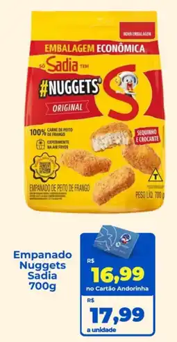 Andorinha Hipermercado Empanado Nuggets Sadia oferta