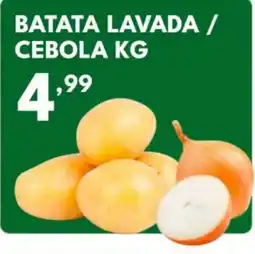 Rede Plus Supermercados batata lavada / cebola kg oferta