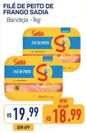 Filé de peito de frango sadia