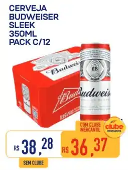 Mercantil Rodrigues Cerveja budweiser sleek oferta