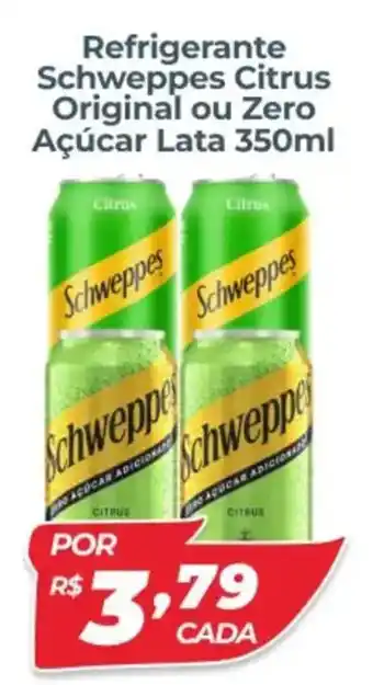 Refrigerante Schweppes Citrus Original ou Zero Açúcar