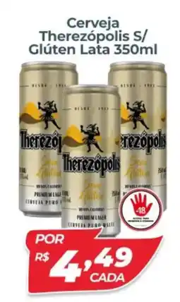 X Supermercados Cerveja therezópolis s/ glúten lata oferta