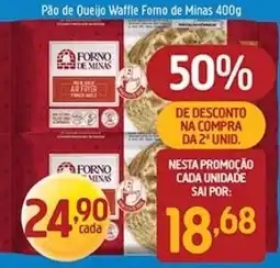 Supermercados Guanabara Pão de Queijo Waffle Forno de Minas oferta