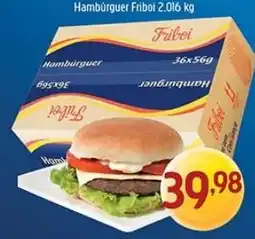 Supermercados Guanabara Hambúrguer Fribói oferta