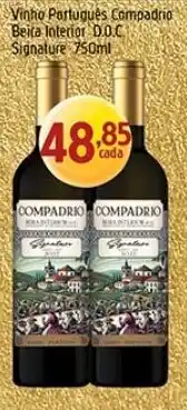 Supermercados Guanabara Vinho Português Compadrio oferta