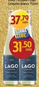 Supermercados Guanabara Vinho Português Lago Cerqueira Branco oferta