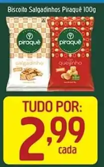 Supermercados Guanabara Biscoito salgadinhos piraque oferta
