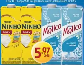 Supermercados Guanabara Leite uht longa vida integral ninho ou desnatado molico tp litro oferta