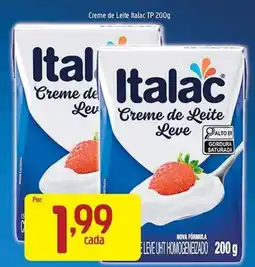 Supermercados Guanabara Creme de Leite Italac oferta