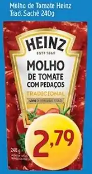 Supermercados Guanabara molho de tomate heinz tradicional com pedaços oferta