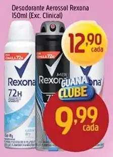 Supermercados Guanabara Desodorante Aerosol Rexona oferta