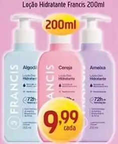 Supermercados Guanabara Loção Hidratante Francis oferta