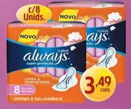 Supermercados Guanabara Always super proteção oferta