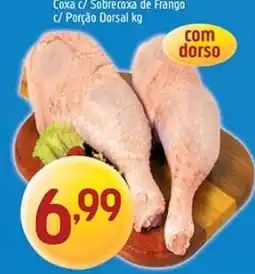 Supermercados Guanabara Coxa c/ Sobrecoxa de Frango c/ Porção Dorsal kg oferta