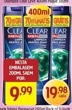 Supermercados Guanabara Shampoo clear leve oferta