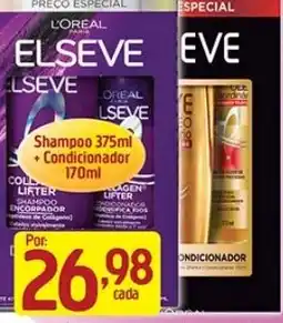 Supermercados Guanabara Shampoo elseve + condicionador oferta
