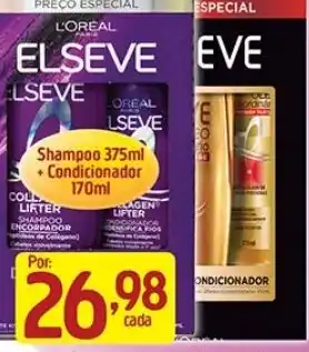 Supermercados Guanabara Shampoo elseve + condicionador oferta