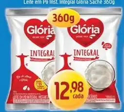 Supermercados Guanabara Leite em Pó Inst. Integral Glória Sache oferta