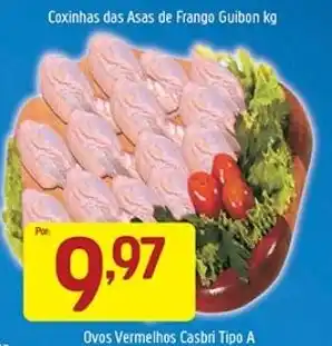 Supermercados Guanabara Coxinhas das Asas de Frango Guibon kg oferta