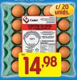 Supermercados Guanabara Ovos casbr oferta