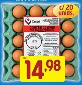 Supermercados Guanabara Ovos casbr oferta
