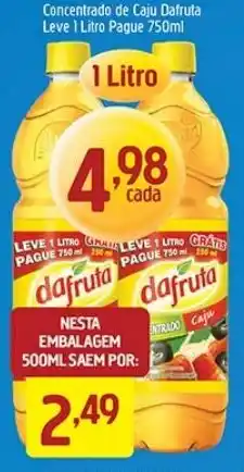 Supermercados Guanabara Concentrado de caju dafruta oferta