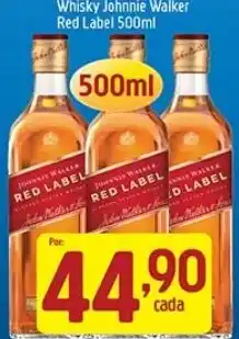 Supermercados Guanabara Whisky Johnnie Walker Red Label oferta