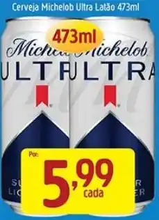Supermercados Guanabara Cerveja michelob ultra latão oferta