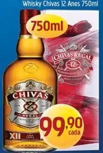 Supermercados Guanabara Whisky Chivas 12 Anos oferta