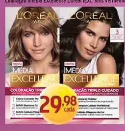 Supermercados Guanabara Coloração imediata excelente loreal oferta